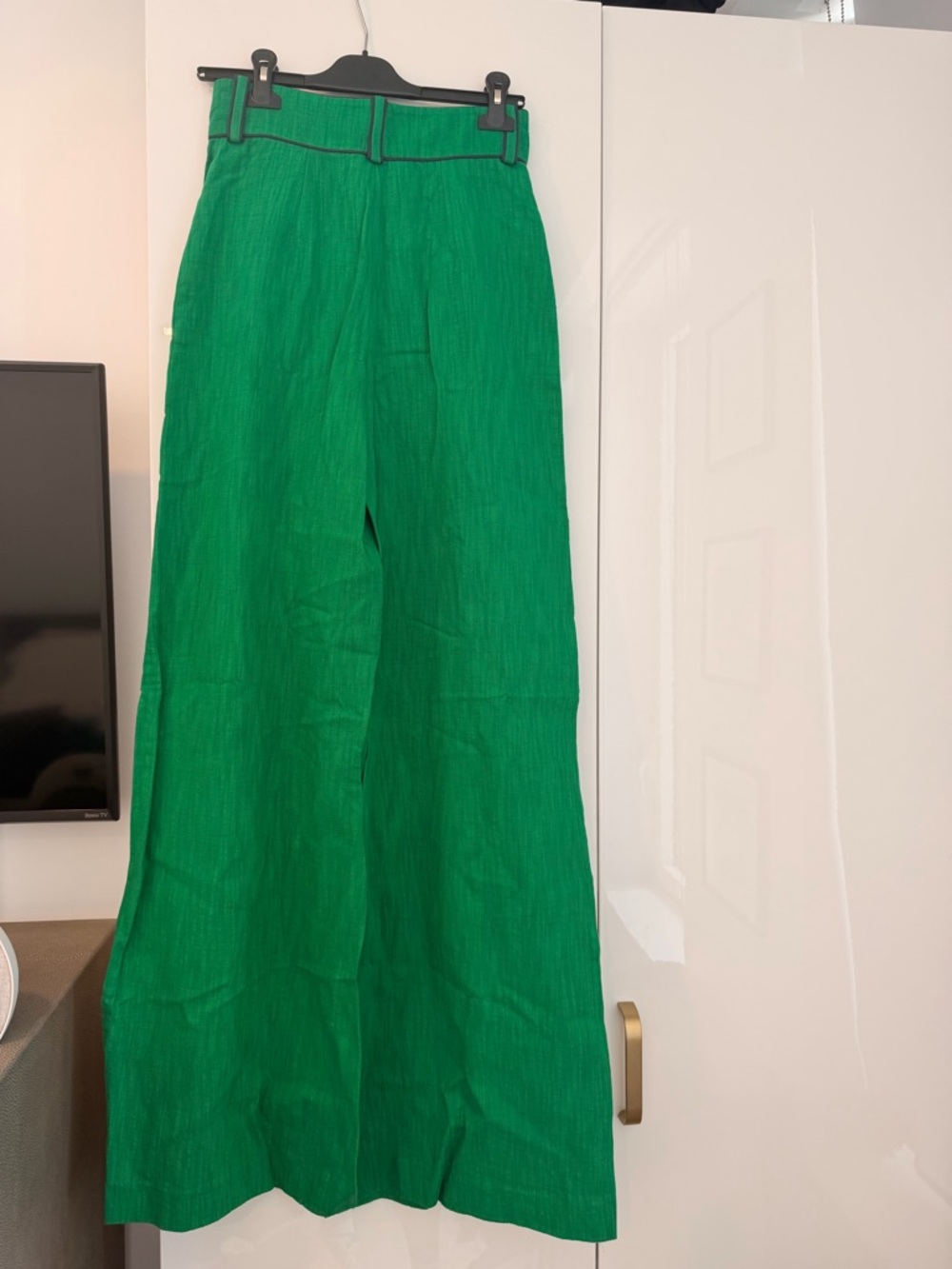 Martin Grant Wide Leg Linen Pants - Picture 3 of 5